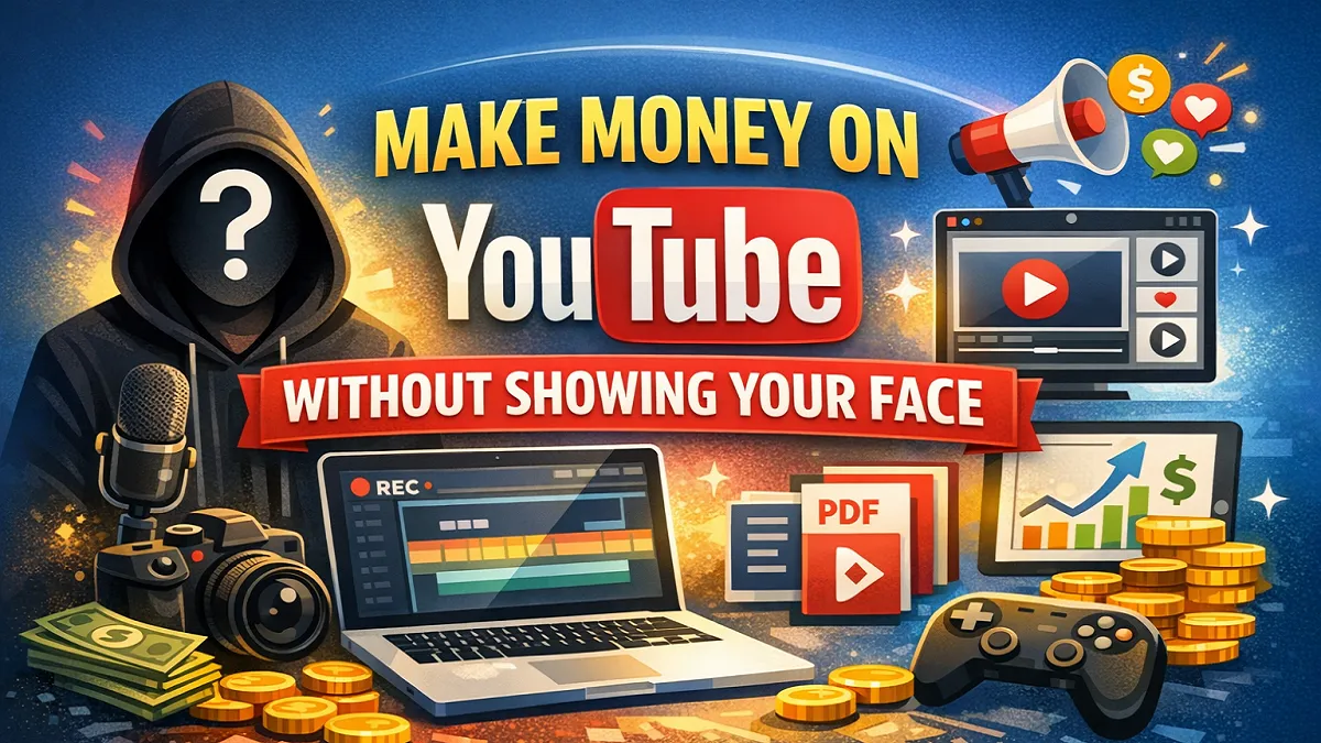 Ideas to Make Money on YouTube without Showing Your Face