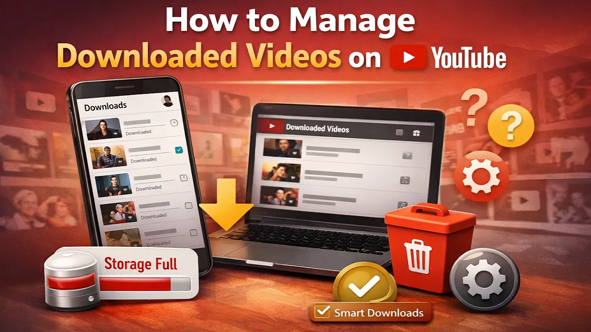 How to Manage Downloaded Videos on YouTube?